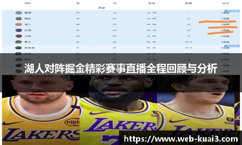 湖人对阵掘金精彩赛事直播全程回顾与分析