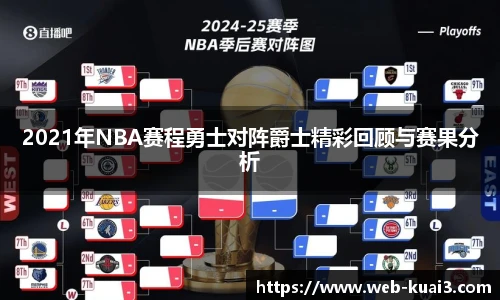 2021年NBA赛程勇士对阵爵士精彩回顾与赛果分析